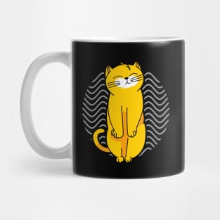 Funny Kawaii Cat Sleeping Soundly Mug